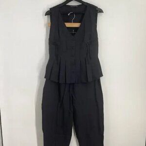 VTG Marithe Francois Girbaud - Vest/Trouser Avant Garde Goth Grunge Set